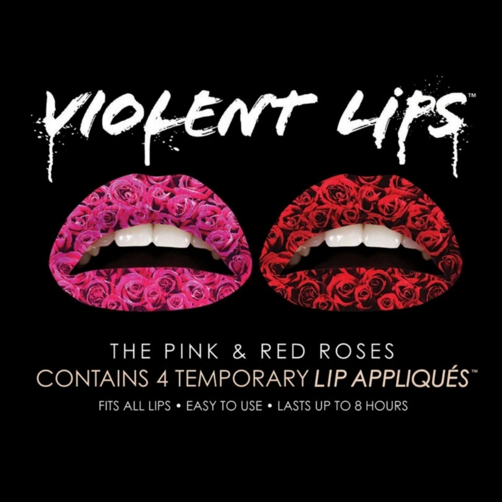 💋VIOLENT LIP'S DESIGNER LIP DECALS! ROSES